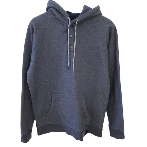 DJAB Heathered Blue Pullover Hoodie – Size M - Picture 4 of 13